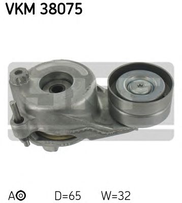 VKM 38075 SKF Ролик модуля натягувача ременя1